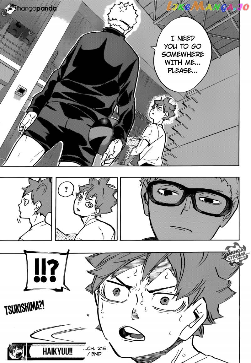 Haikyuu!!, Chapter 215 image 19